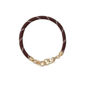 Roxanne Assoulin The Happy Cord Charm Bracelet Brown without charm firm price